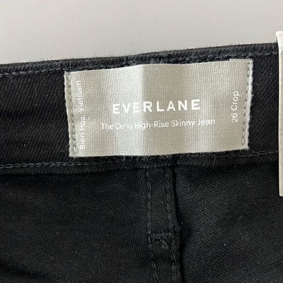 NWT Everlane The Curvy Way-High® Skinny Jean in Ash Size 26 Ankle - Picture 10 of 14